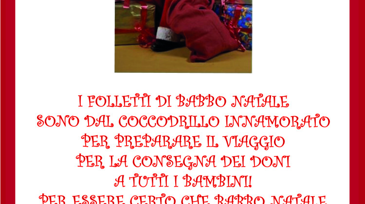 Al Coccodrillo Innamorato sono arrivati i folletti di Babbo Natale!