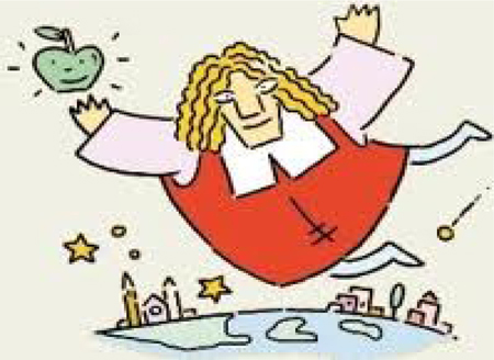 01 febbraio 2015 “Newton juggles physics”